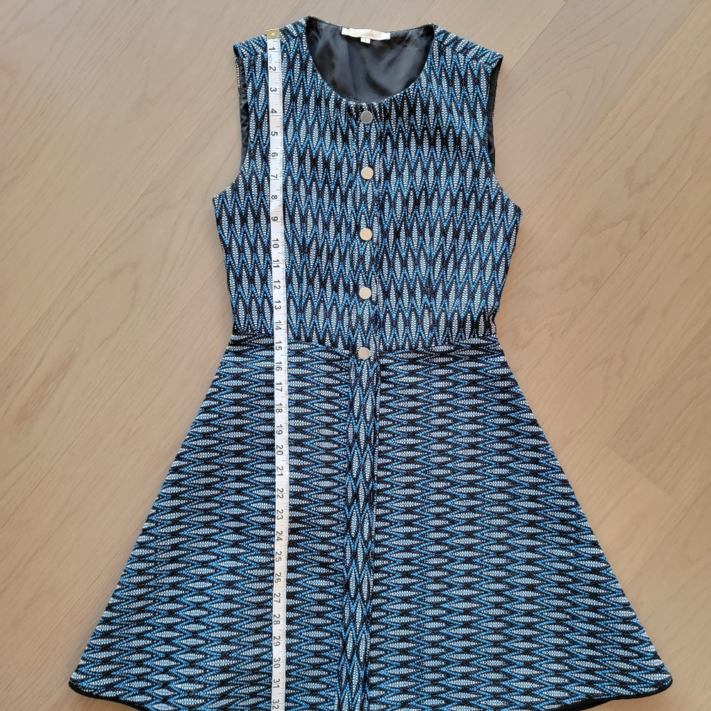 ๐ HOST PICK Maje blue jacquard dress Size 1 - Picture 13 of 13